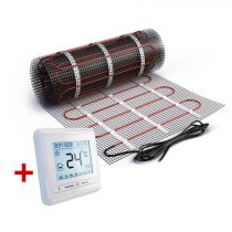 Теплый пол нагревательный мат (2,5 кв.м.) + электронный терморегулятор